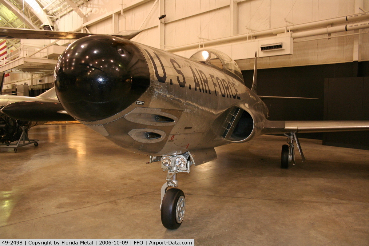 49-2498, 1949 Lockheed F-94A-5-LO Starfire C/N 780-7020, Lockheed F-94 Starfire