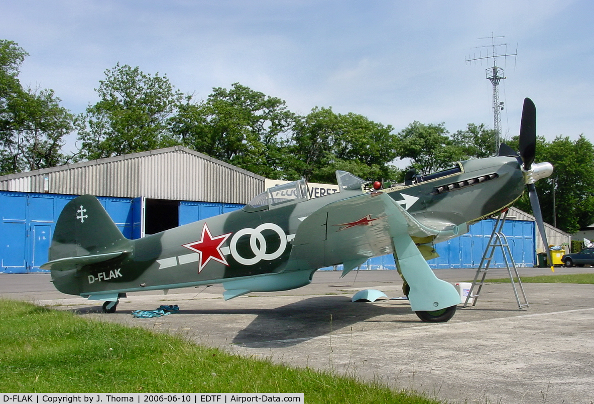 D-FLAK, 1944 Yakovlev Yak-3UA C/N 202, Yakovlev YAK-3U