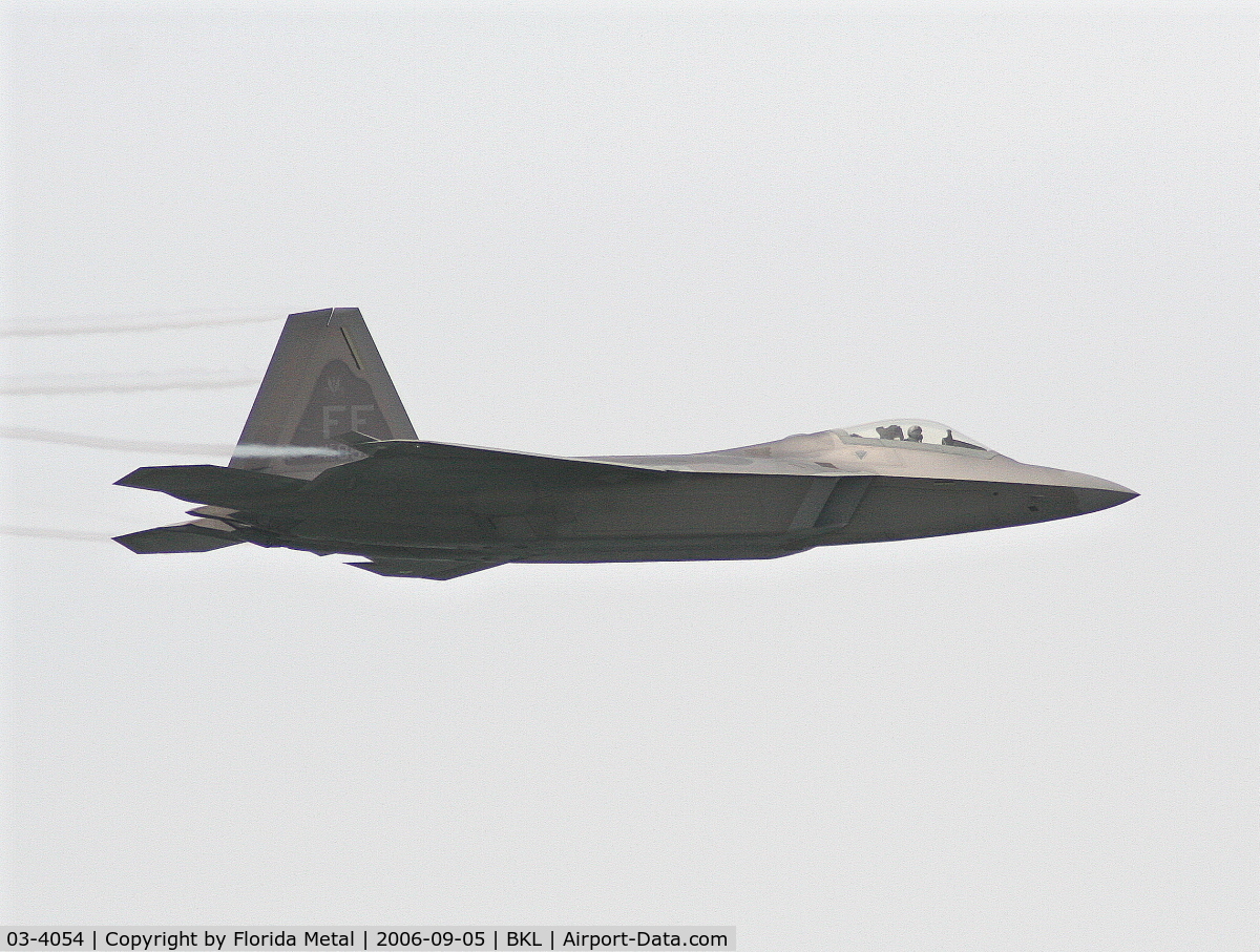 03-4054, 2003 Lockheed Martin F-22A Raptor C/N 4054, F-22