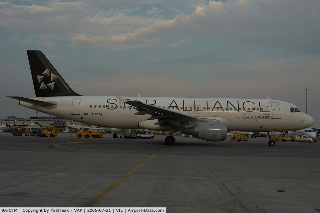9A-CTM, 1997 Airbus A320-212 C/N 0671, Croatia Airlines Airbus 320 in Star Alliance colors
