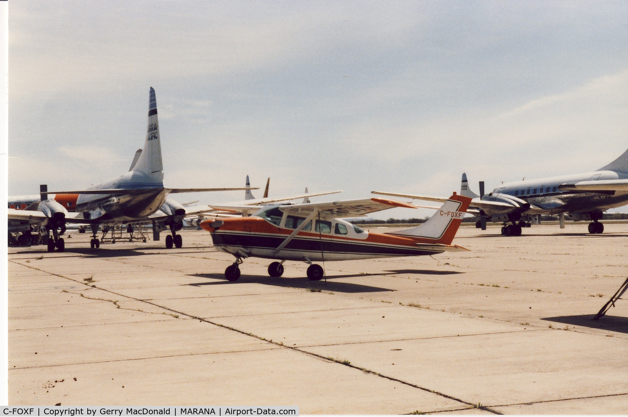 C-FOXF, 1963 Cessna 210-5 (205) C/N 205-0355, The first CFOXF