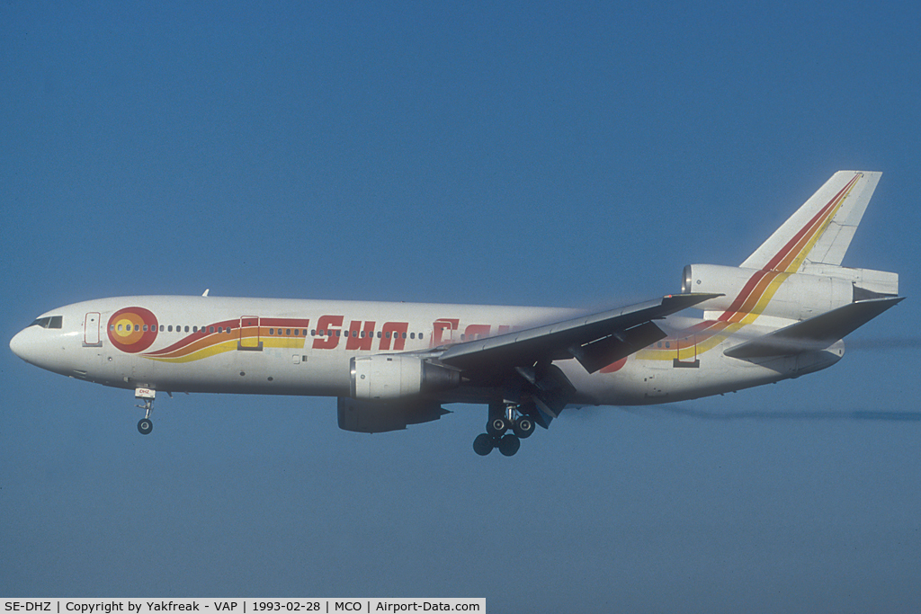 SE-DHZ, 1978 McDonnell Douglas DC-10-10 C/N 46977, Sun Country DC10