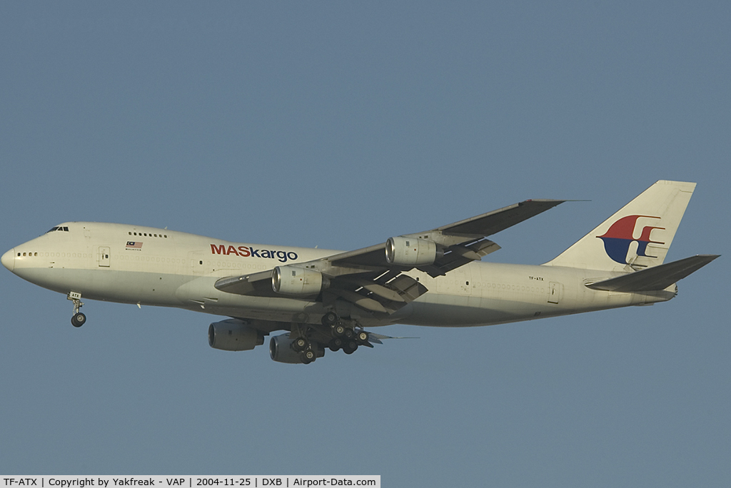 TF-ATX, 1987 Boeing 747-236B C/N 23711, MAS Cargo Boeing 747-200