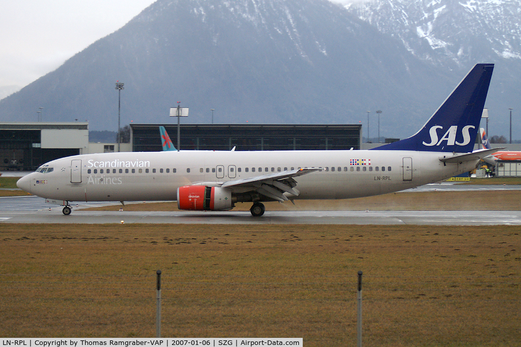 LN-RPL, 2000 Boeing 737-883 C/N 30469, Scandinavian Airlines SAS B737-800