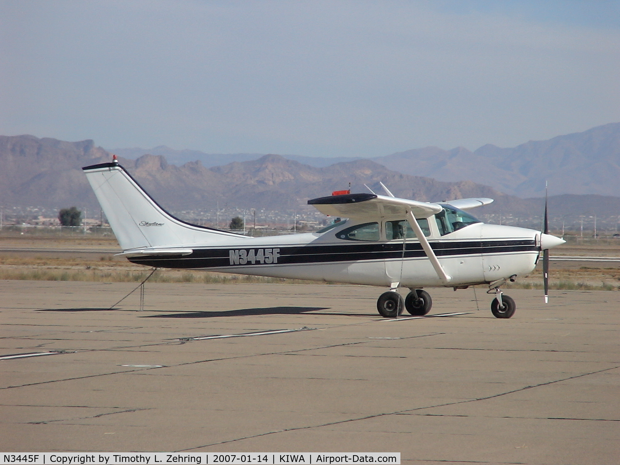 N3445F, 1966 Cessna 182J Skylane C/N 18257445, At Williams Gateway Airport - Mesa, AZ