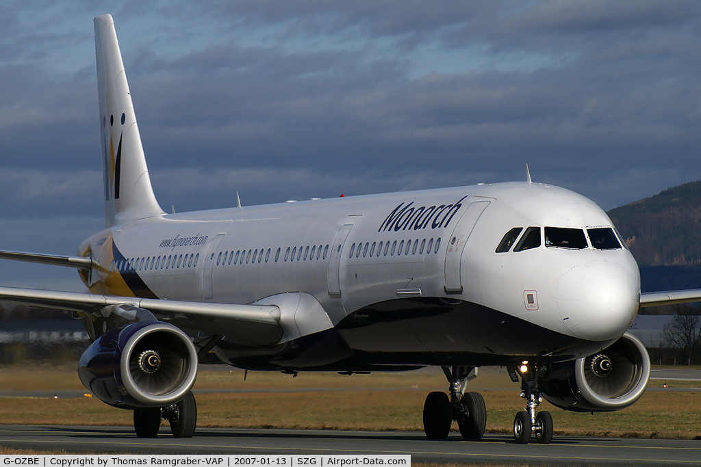 G-OZBE, 2002 Airbus A321-231 C/N 1707, Monarch Airlines A321