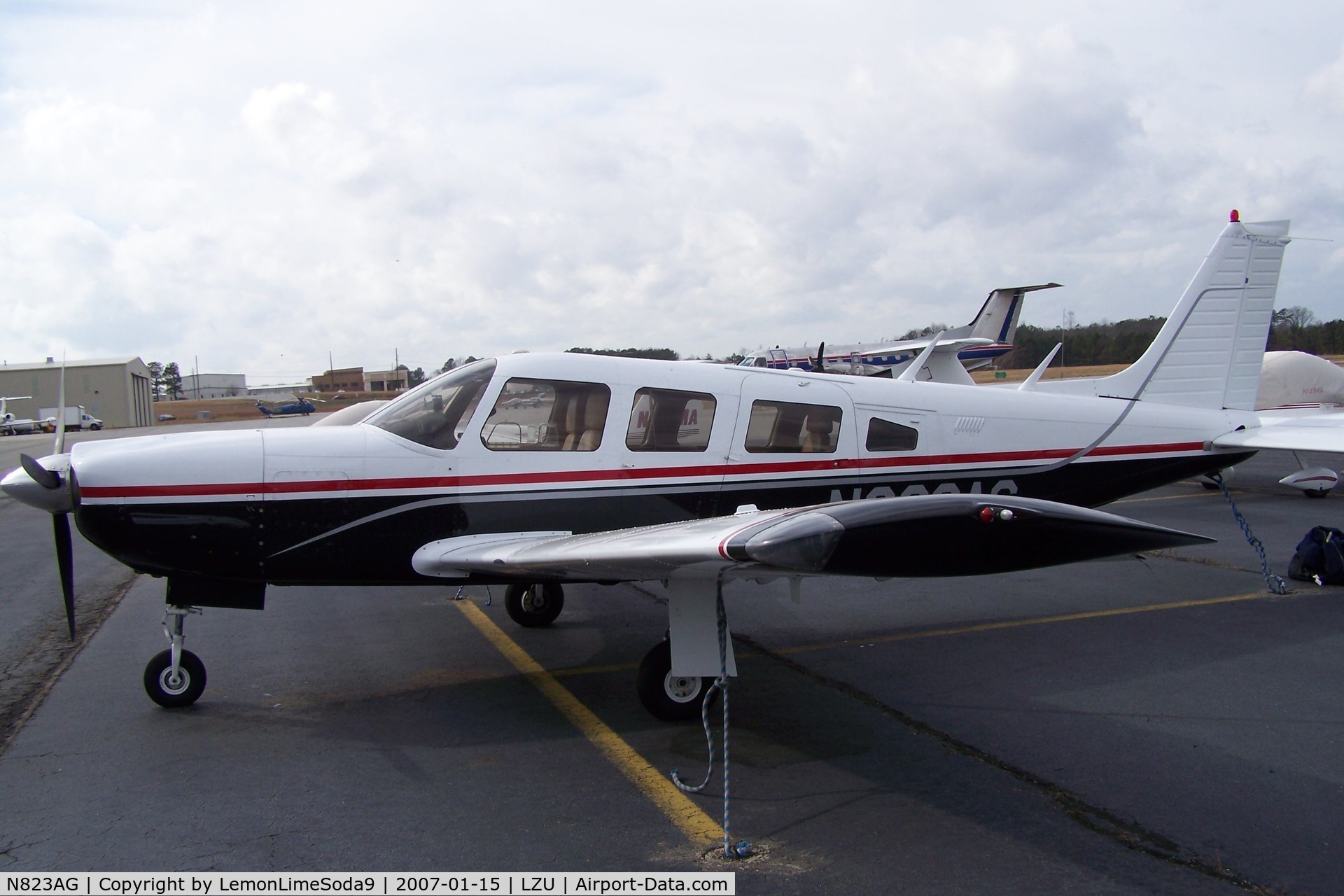 N823AG, 1976 Piper PA-32R-300 Cherokee Lance C/N 32R-7780066, This was taken what I was at LZU