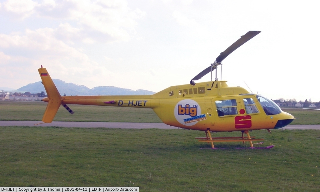 D-HJET, Bell 206B-3 JetRanger III C/N 3777, Bell 206B-3 Jet Ranger III