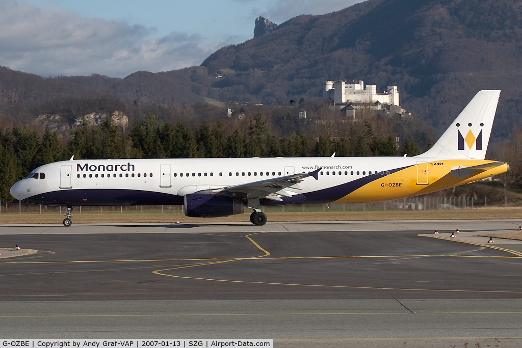 G-OZBE, 2002 Airbus A321-231 C/N 1707, Monrach A321-200