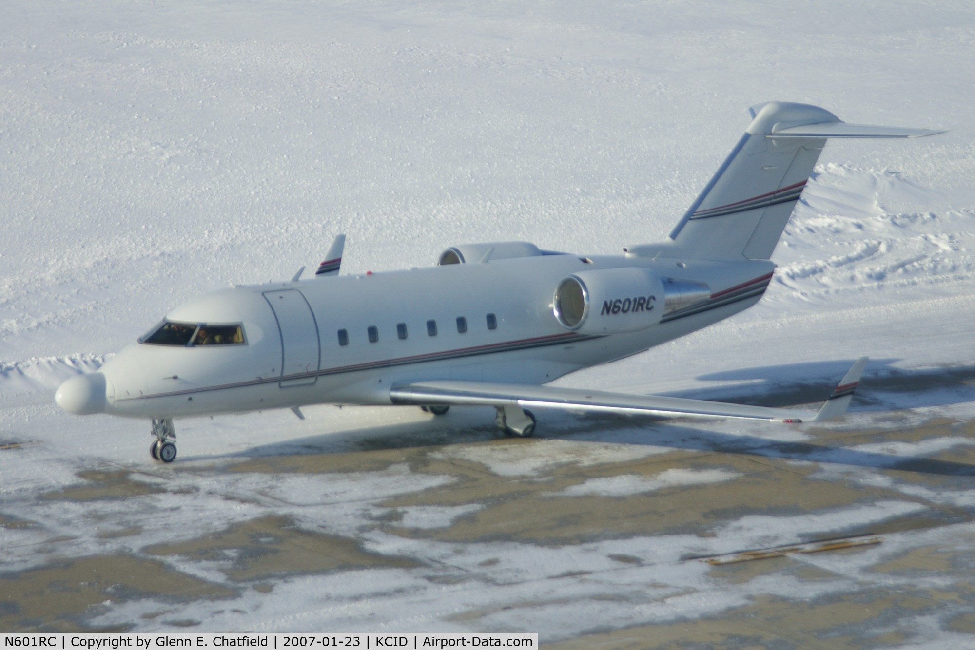 N601RC, 1986 Canadair Challenger 601 (CL-600-2A12) C/N 3055, Ready for some radar testing