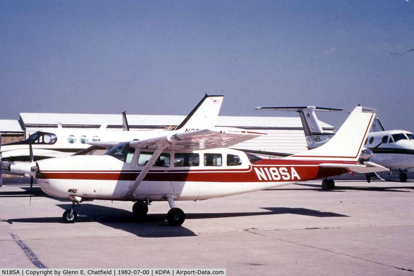 N18SA, 1974 Cessna 207 C/N 20700272, Photo taken for aircraft recognition training
