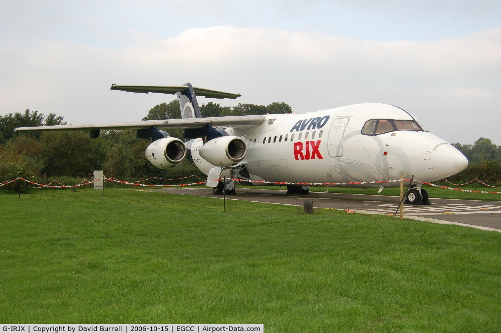 G-IRJX, 2001 British Aerospace Avro 146-RJ100 C/N E3378, Avro RJX - Manchester AVP