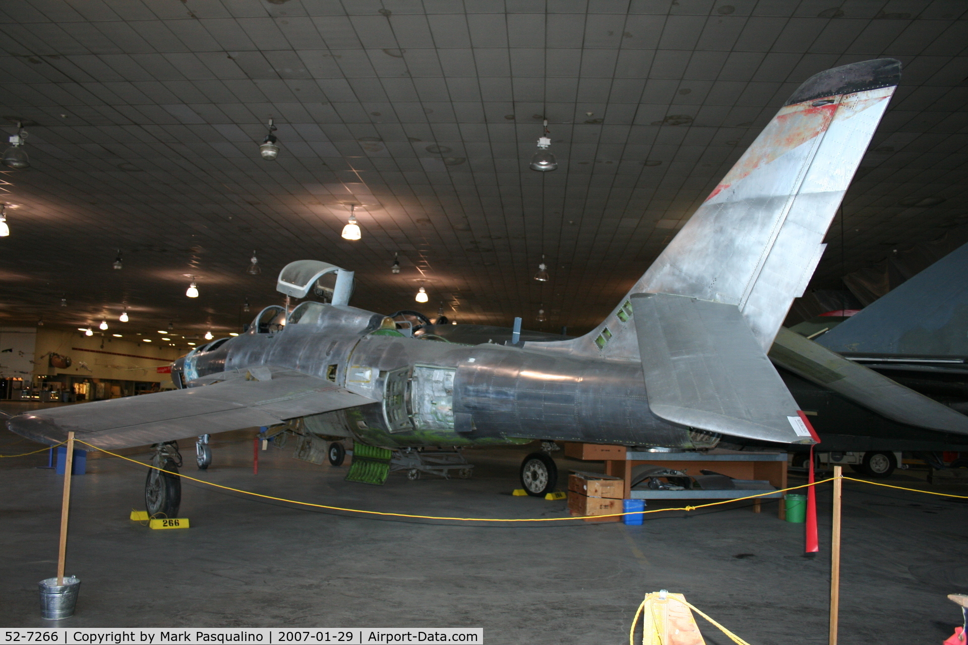 52-7266, 1952 Republic RF-84K Thunderflash C/N Not found 52-7266, RF-84K