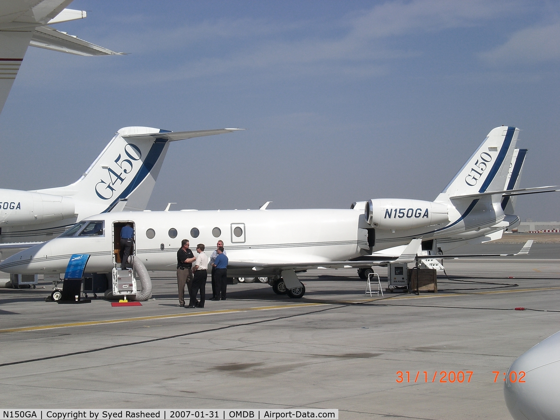 N150GA, 2007 Israel Aerospace Industries Gulfstream G150 C/N 286, @ MEBA - Dubai