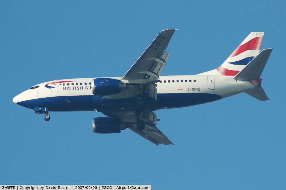 G-GFFE, 1995 Boeing 737-528 C/N 27424, British Airways - Landing