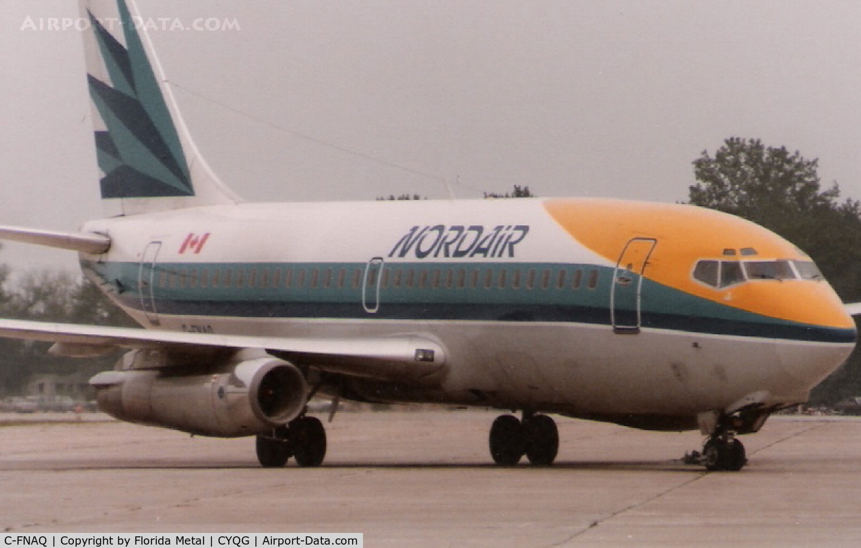 C-FNAQ, 1970 Boeing 737-242C C/N 20455, Nordair 737