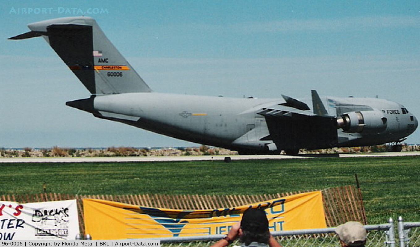96-0006, 1996 McDonnell Douglas C-17A Globemaster III C/N P-38, C-17