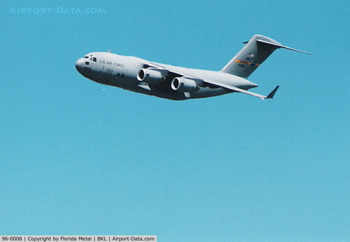 96-0006, 1996 McDonnell Douglas C-17A Globemaster III C/N P-38, C-17
