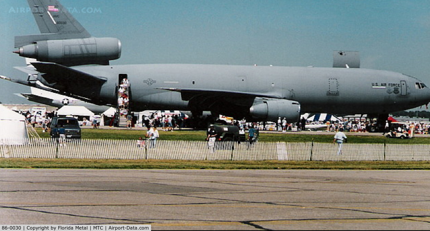 86-0030, 1986 McDonnell Douglas KC-10A Extender C/N 48243, KC-10