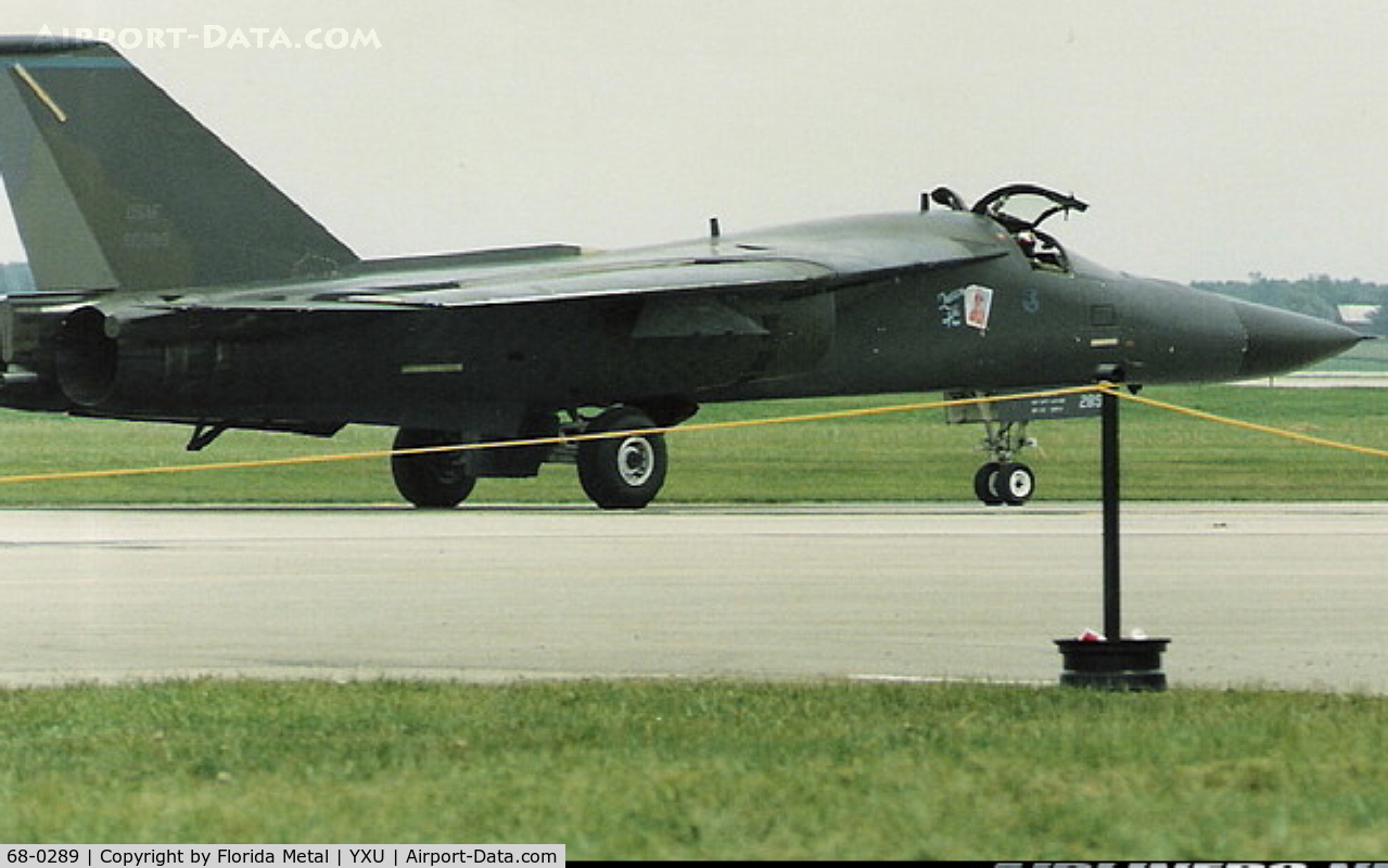 68-0289, 1968 General Dynamics F-111G Aardvark C/N B1-61, F-111
