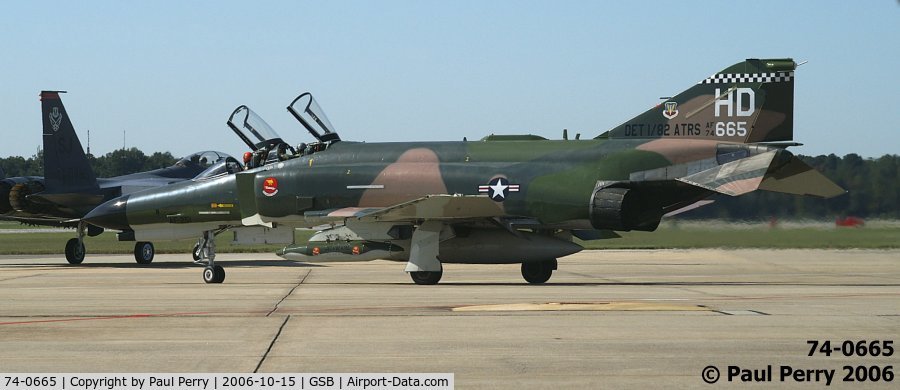 74-0665, 1972 McDonnell Douglas F-4E Phantom II C/N 4816, Rolling out for the Heritage Flight