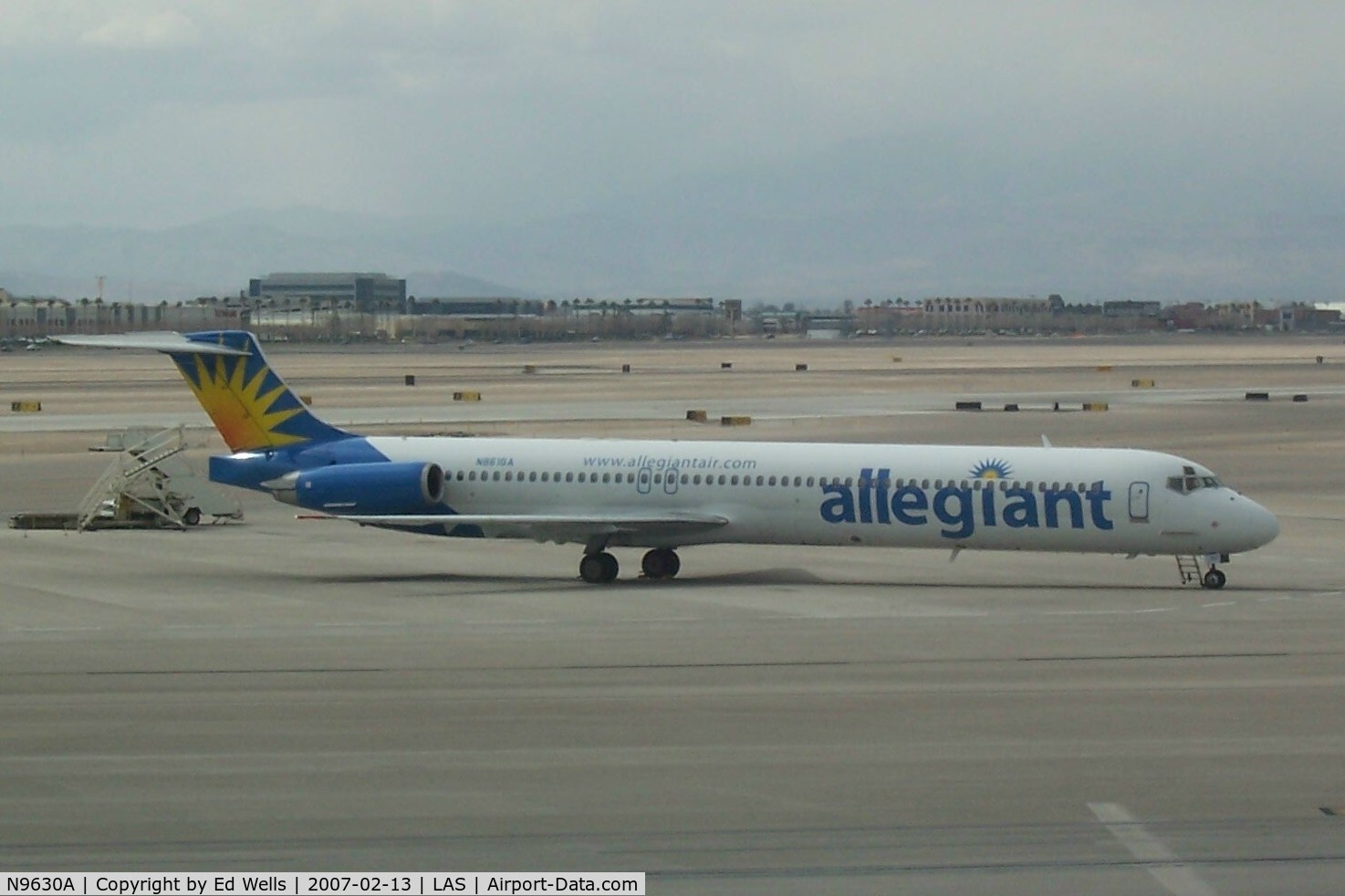 N9630A, 1997 McDonnell Douglas MD-83 (DC-9-83) C/N 53561, Parked in Las Vegas