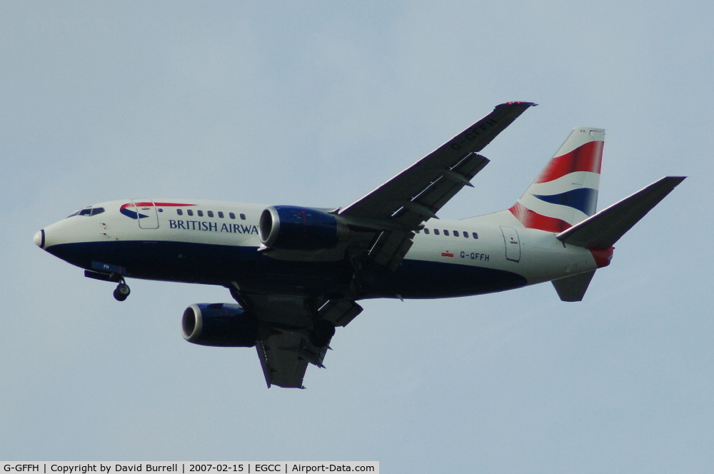 G-GFFH, 1994 Boeing 737-5H6 C/N 27354, British Airways - Landing