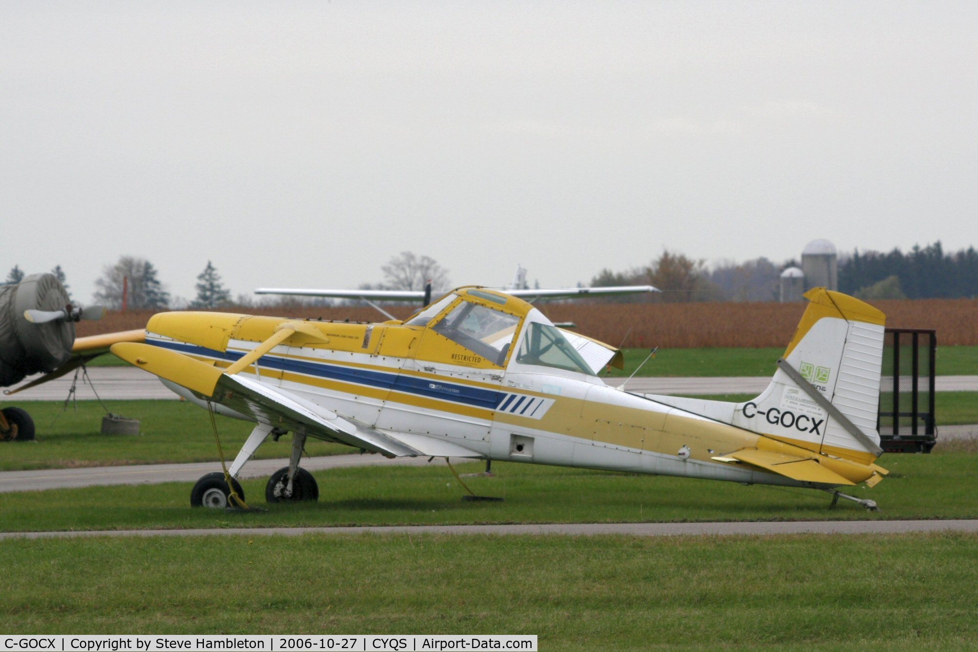 C-GOCX, 1976 Cessna A188B C/N 18802733T, Cessna A188B at St Thomas, Ontario