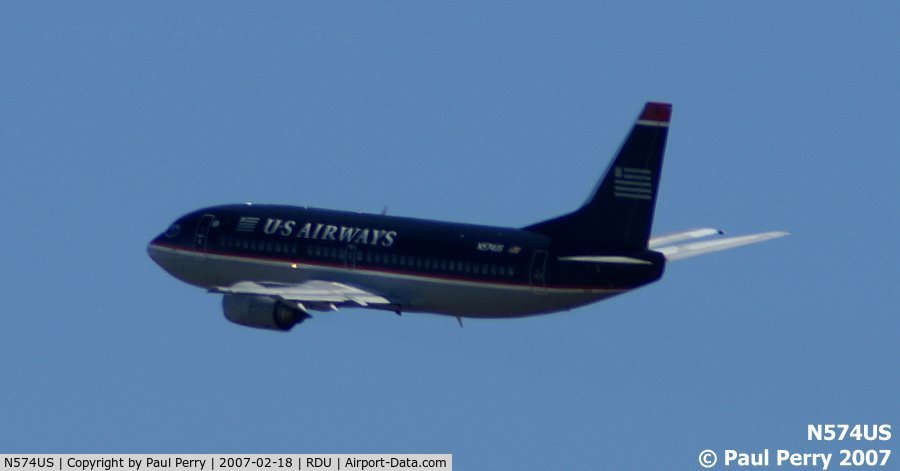 N574US, 1987 Boeing 737-301 C/N 23739, One of the many 737s getting up up and away