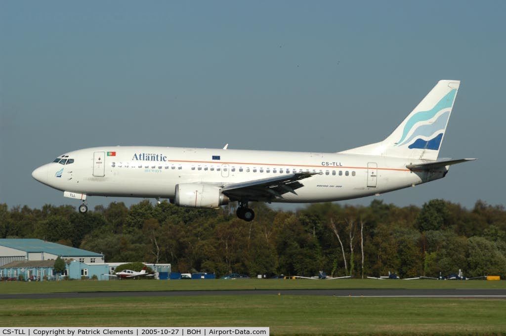 CS-TLL, 1989 Boeing 737-3K9 C/N 24213, EURO ATLANTIC AIRWAYS 737