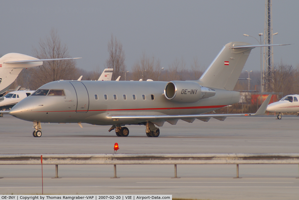 OE-INY, 2006 Bombardier Challenger 604 (CL-600-2B16) C/N 5644, Vista Jet Canadair CL600 Challenger
