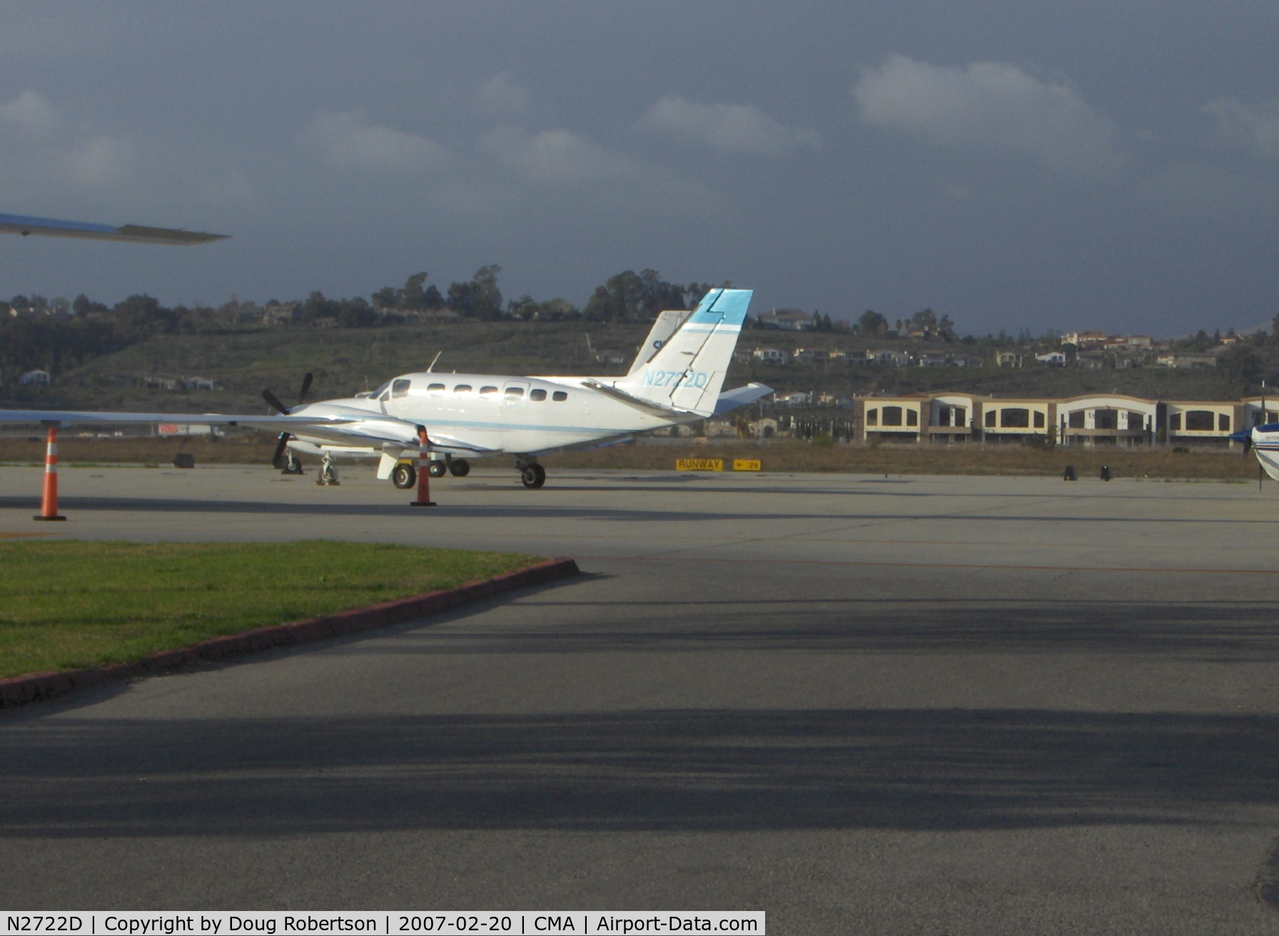 N2722D, 1980 Cessna 441 Conquest II C/N 441-0168, 1980 Cessna 441 CONQUEST, two Garrett Airesearch TPE331-8-401S 635.5 shp turboprops, Cessna's first turboprop