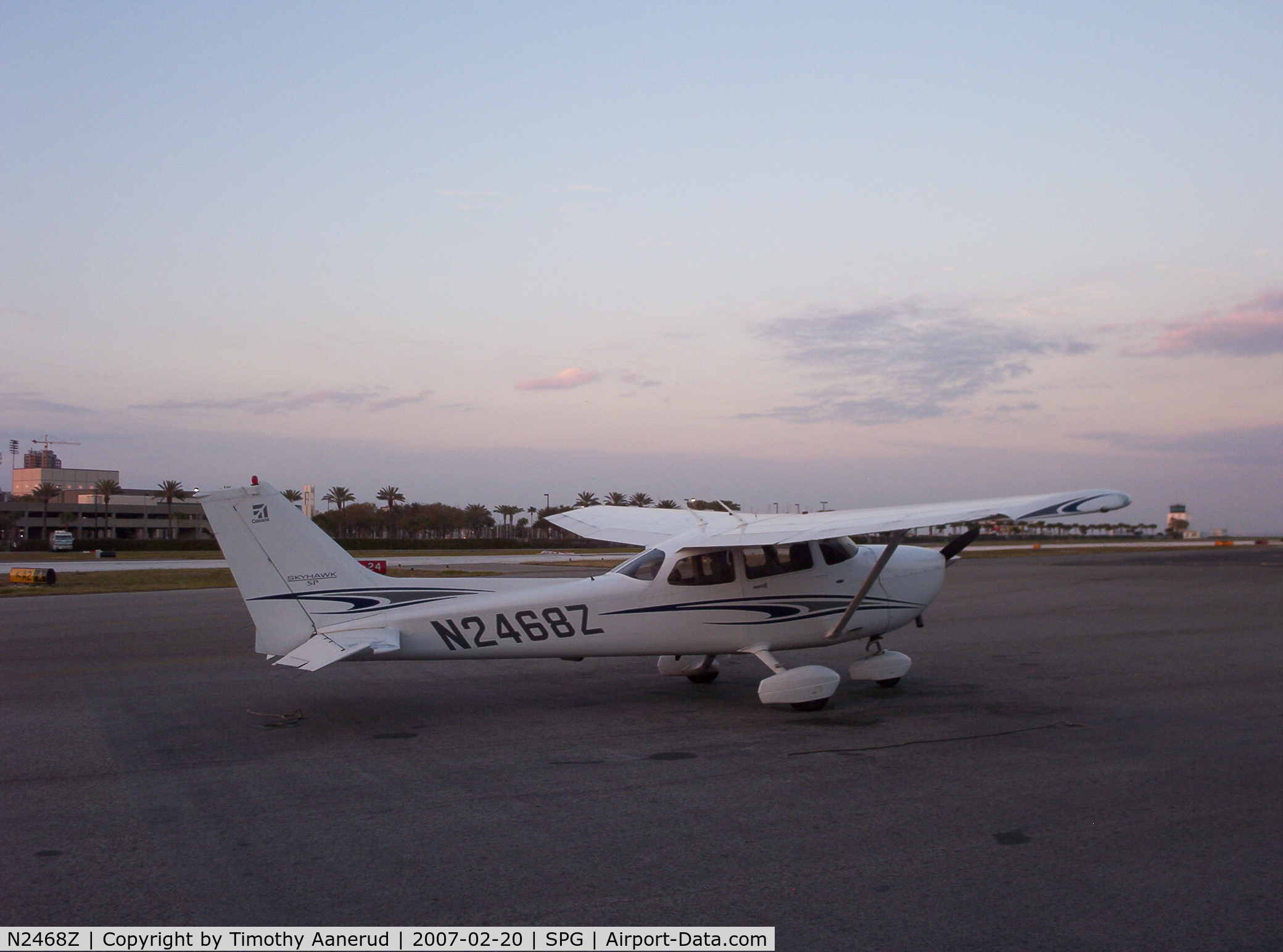 N2468Z, 2005 Cessna 172S C/N 172S10065, parked at Albert Whitted Airport