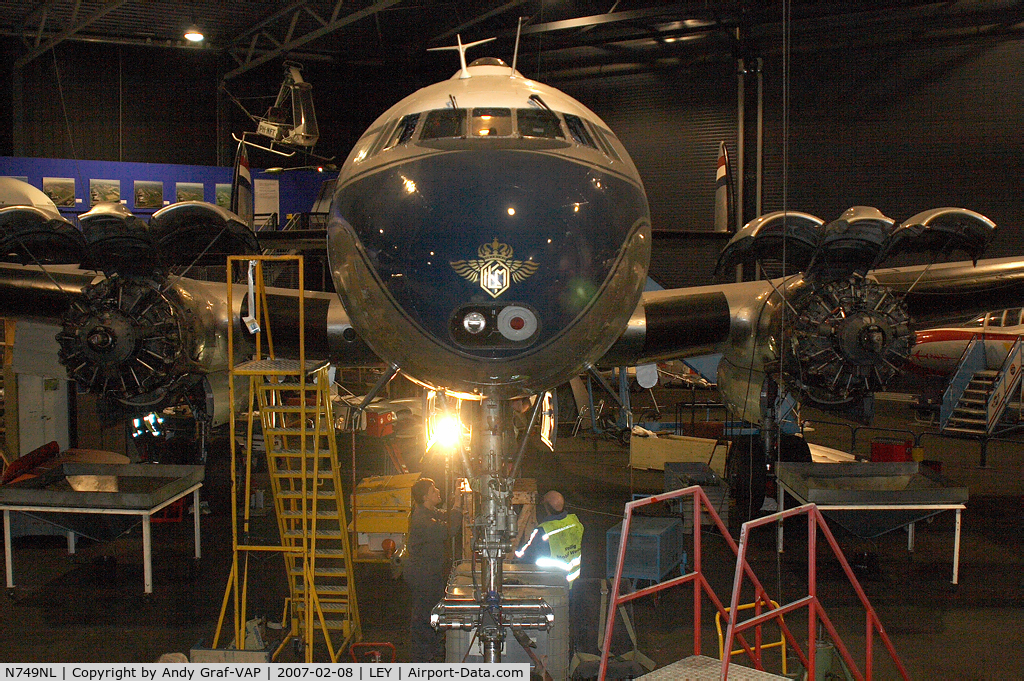 N749NL, 1949 Lockheed L-749-79 Constellation C/N 2604, KLM L-1049