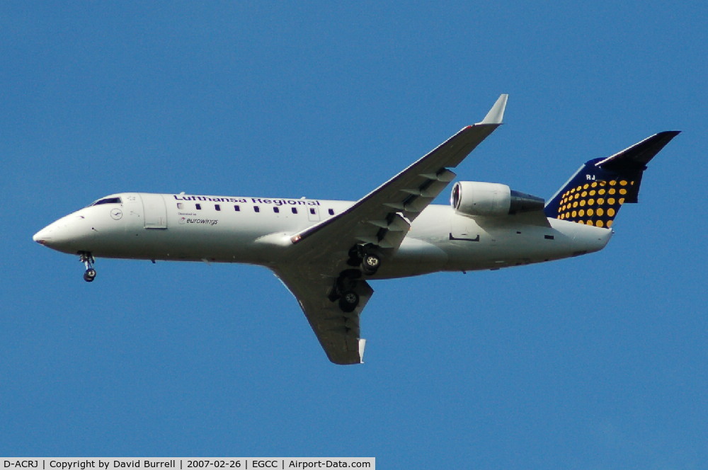 D-ACRJ, 2003 Canadair CRJ-200ER (CL-600-2B19) C/N 7864, Lufthansa/Eurowings - Landing