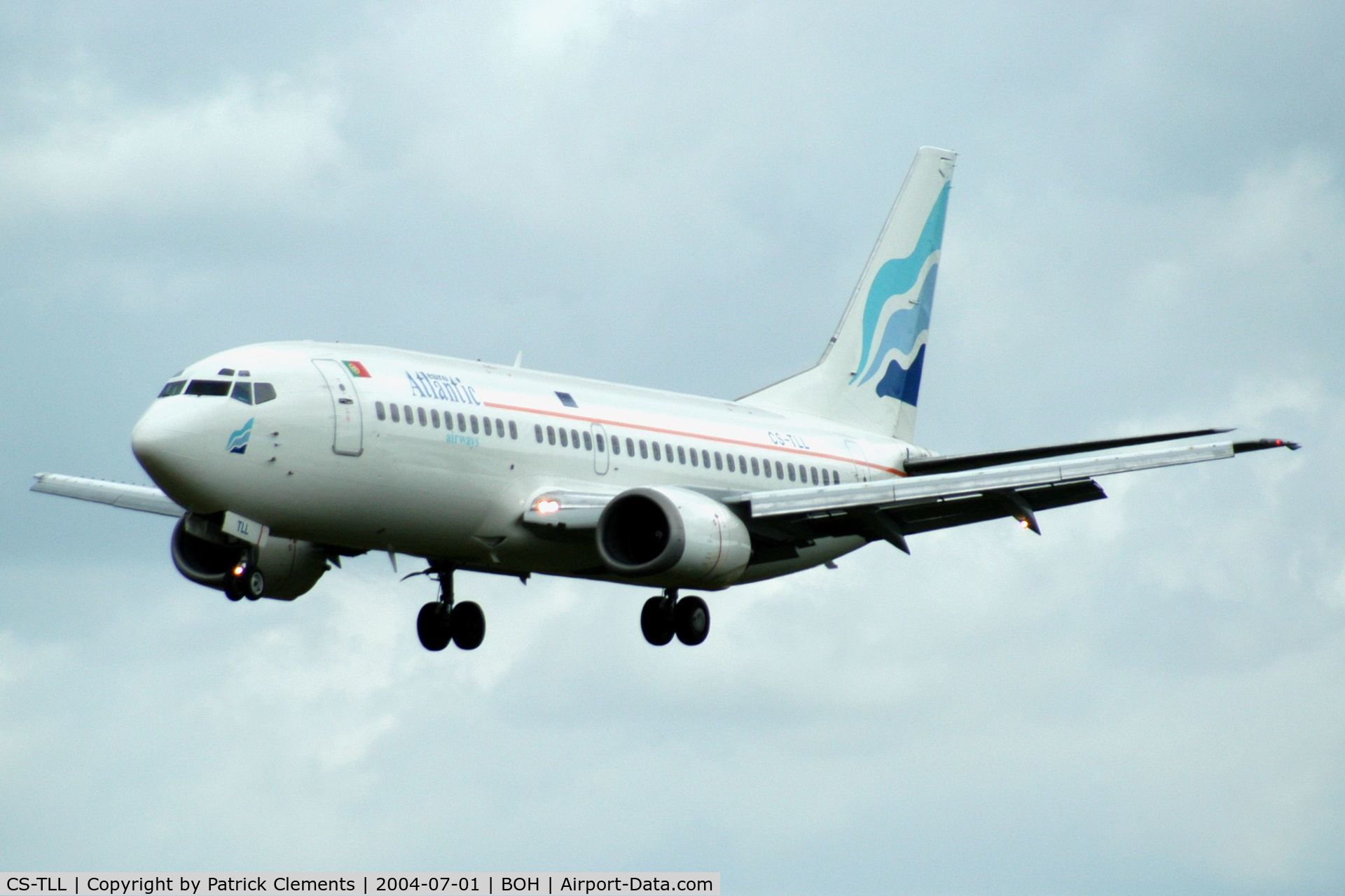 CS-TLL, 1989 Boeing 737-3K9 C/N 24213, EURO ATLANTIC BOEING 737