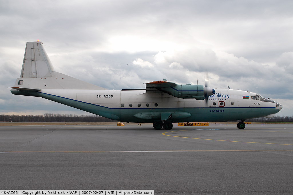 4K-AZ63, Antonov An-12BP C/N 9346308, Silkway Antonov 12