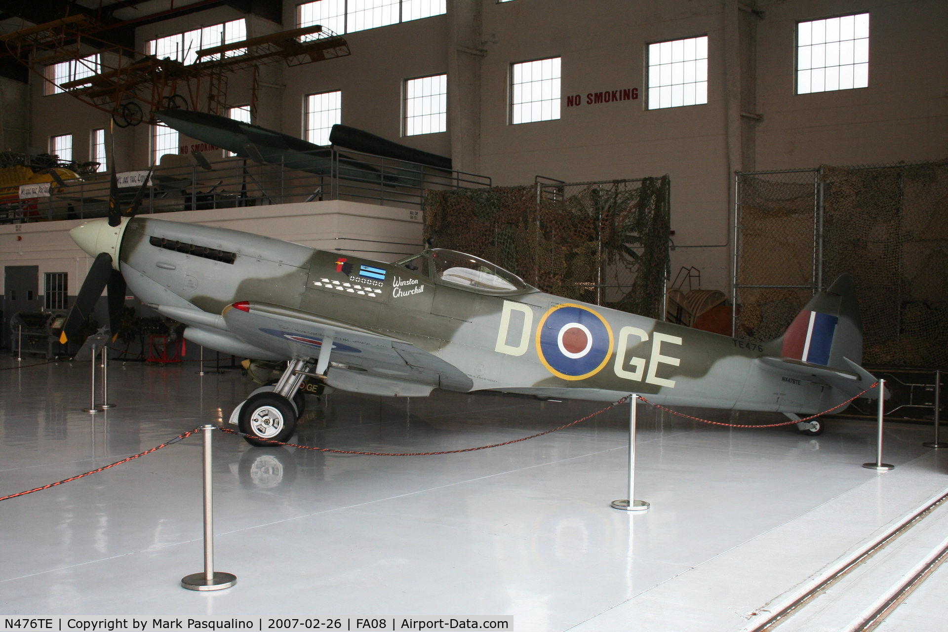 N476TE, 1945 Supermarine 361 Spitfire LF.XVIe C/N CBAF.IX.4610, Spitfire XVI