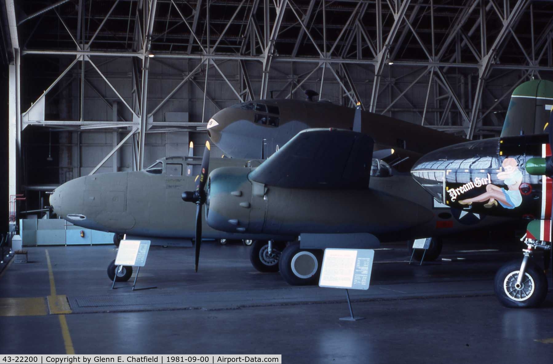 43-22200, 1943 Douglas A-20G Havoc C/N 21847, A-20G at the National Museum of the U.S. Air Force