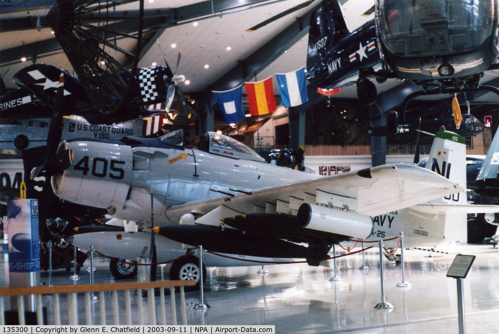 135300, Douglas A-1H Skyraider C/N 9944, A-1H at the National Museum of Aviation