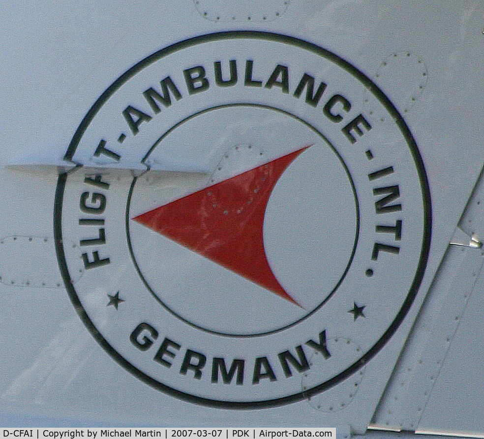 D-CFAI, 1981 Learjet 35A C/N 35A-365, Tail Art