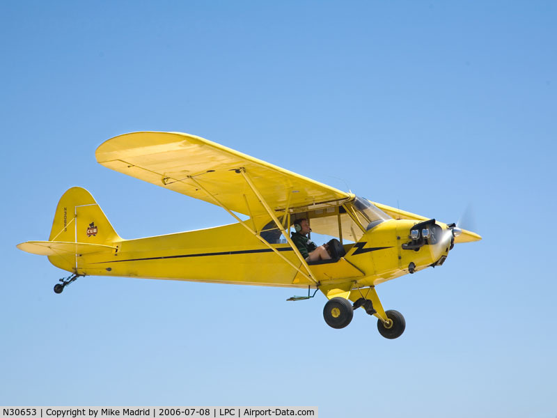 N30653, 1940 Piper J3C-65 Cub Cub C/N 5014, Cub Fly In Lompoc Calif 2006