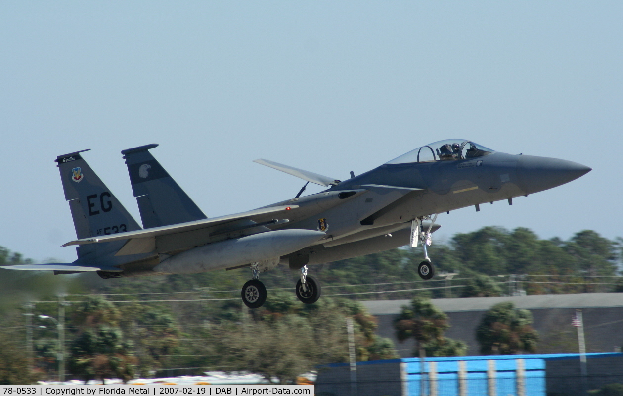 78-0533, 1978 McDonnell Douglas F-15C Eagle C/N 0522/C066, F-15