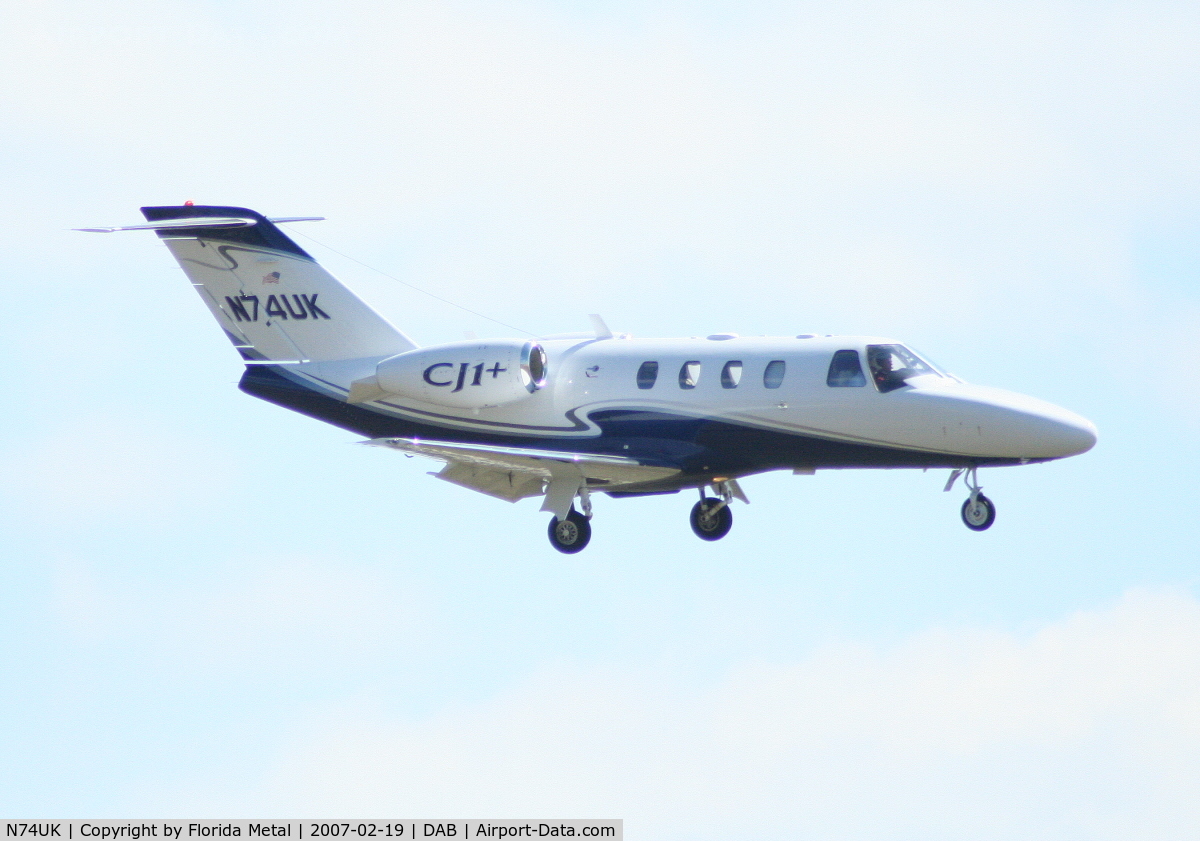 N74UK, 2006 Cessna 525 CitationJet CJ1+ C/N 525-0602, CJ1