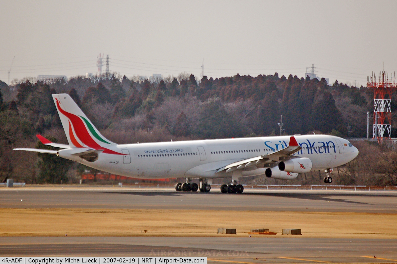 4R-ADF, 2000 Airbus A340-313 C/N 374, Rotating at Narita