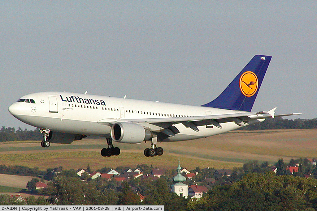 D-AIDN, 1991 Airbus A310-308 C/N 599, Lufthansa Airbus 310
