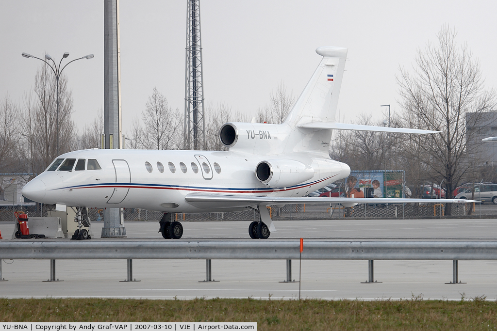 YU-BNA, 1981 Dassault Falcon 50 C/N 43, Goverment of Serbia and Montenegro F900