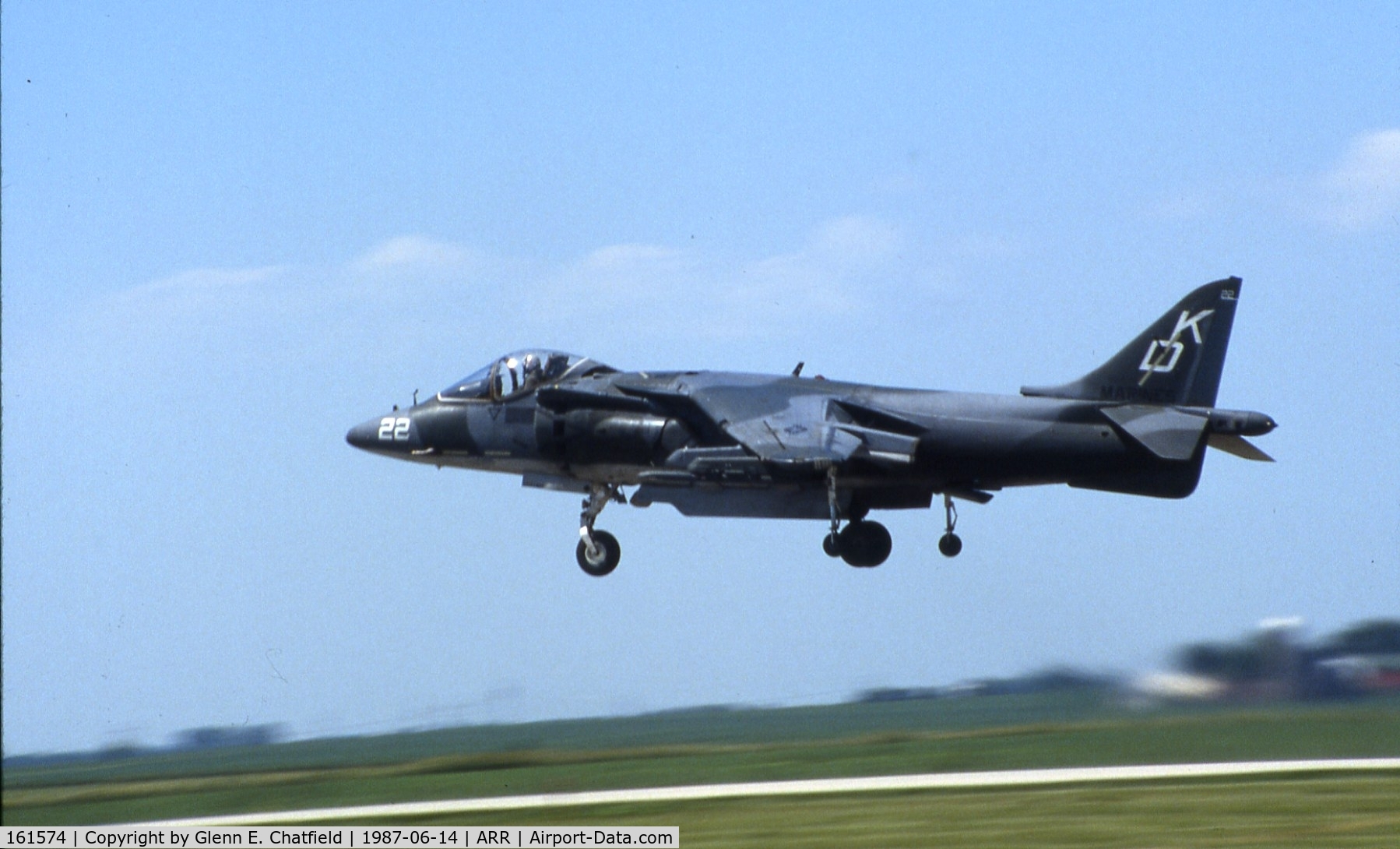 161574, McDonnell Douglas AV-8B Harrier II C/N 512006/6, AV-8B hovering