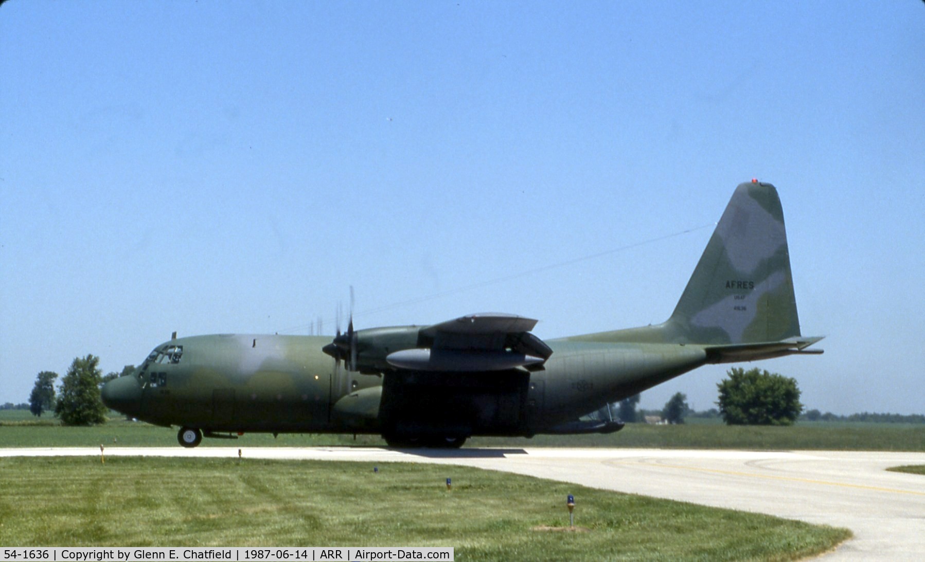 54-1636, 1954 Lockheed C-130A-LM Hercules C/N 182-3023, Ready for take off