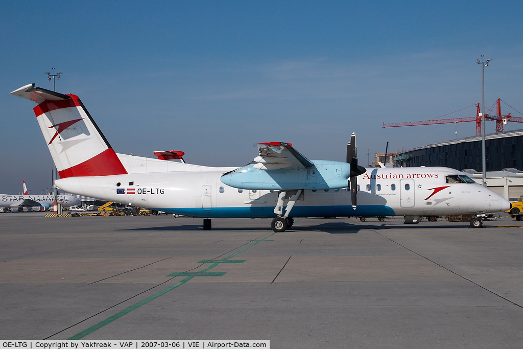OE-LTG, 1997 De Havilland Canada DHC-8-314Q Dash 8 C/N 438, Austrian Arrows Dash8-300